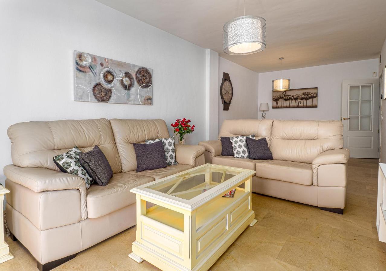 Frontline Beach Apartment Marina Real 5009 Manilva Bagian luar foto